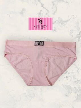 Victoria's Secret Size M Pale Pink hipster Hiphugger Panty Cotton